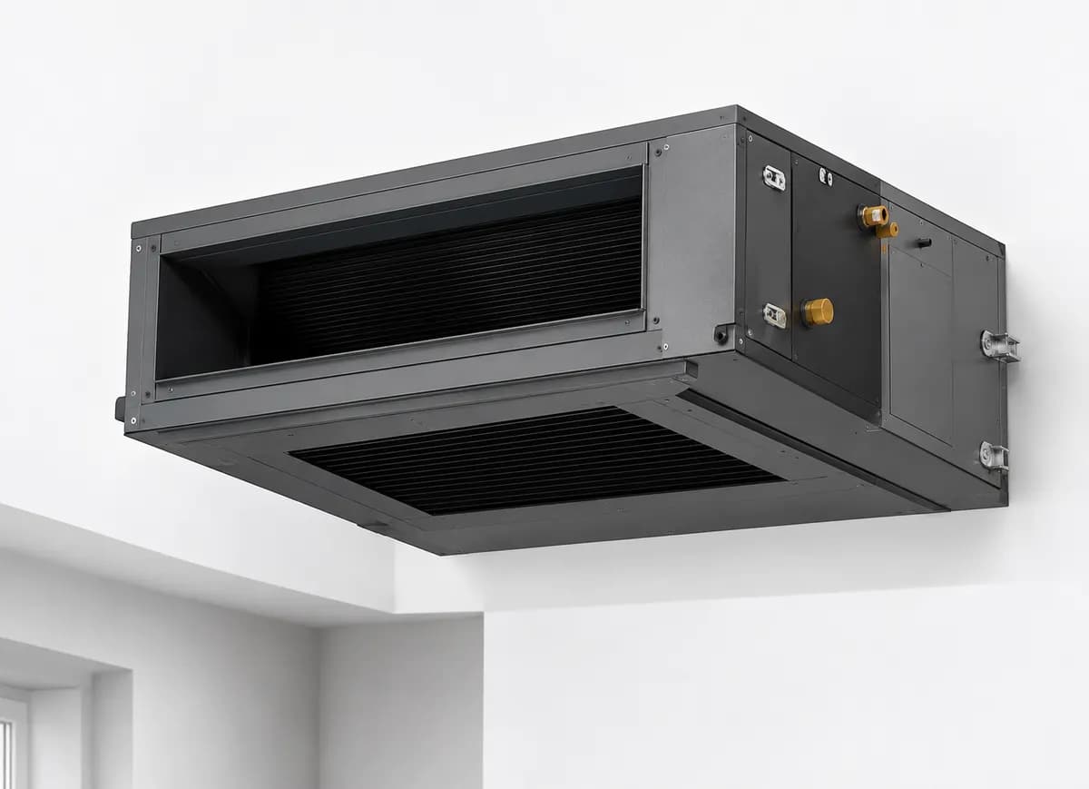 Ducted ceiling HVAC unit