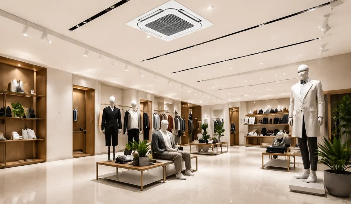 Retail showroom interior